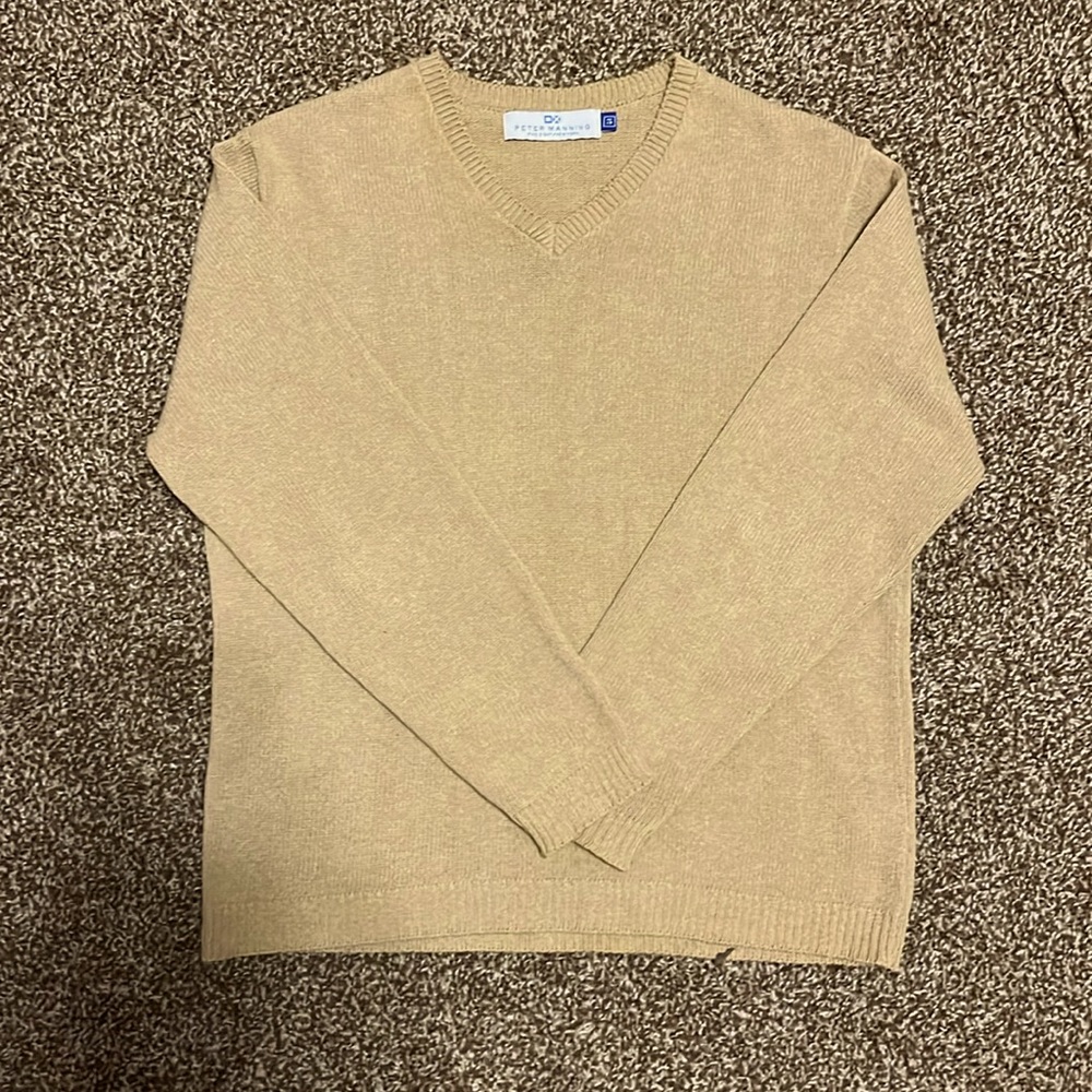 Peter Manning V-neck sweater-size 3